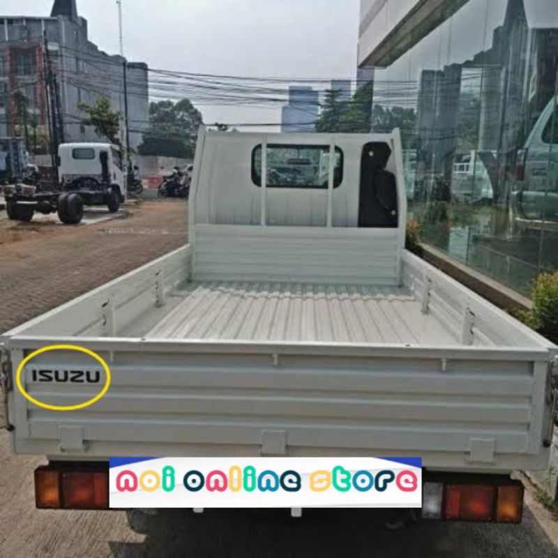 sticker ISUZU untuk mobil pick up ISUZU ELF