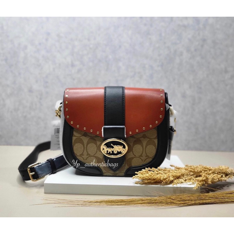 COACH GEORGIE RIVETS CROSSBODY