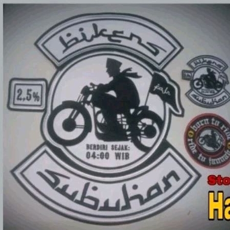 EMBLEM BORDIR BIKERS SUBUHAN