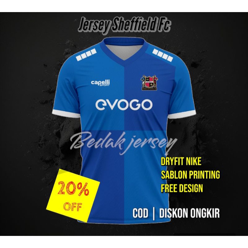 Jersey Sheffield Fc Full Printing Free Nameset