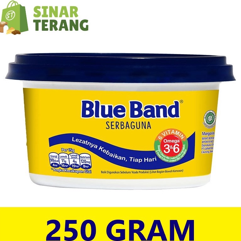 

Margarin Blueband serbaguna Cup 250 gram Blue band 250gr mangkok rrkkp