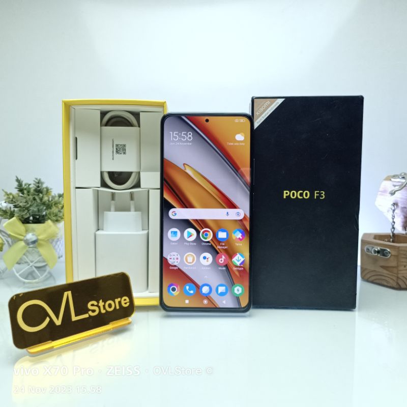 HP SECOND MURAH XIAOMI POCO F3 RAM 8/256 GB GARANSI RESMI