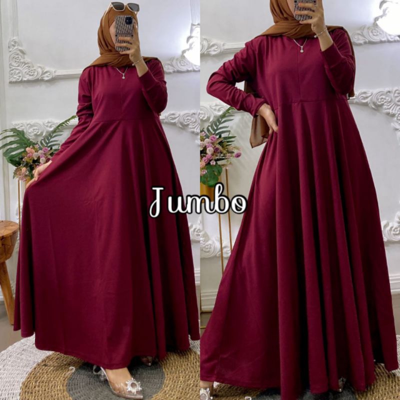 Gamis Voxy Mayung Polos Ld 110