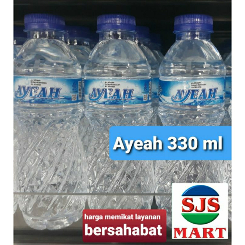 

AYEAH Air Mineral Pet Botol 330ml (1 karton isi 40 botol)