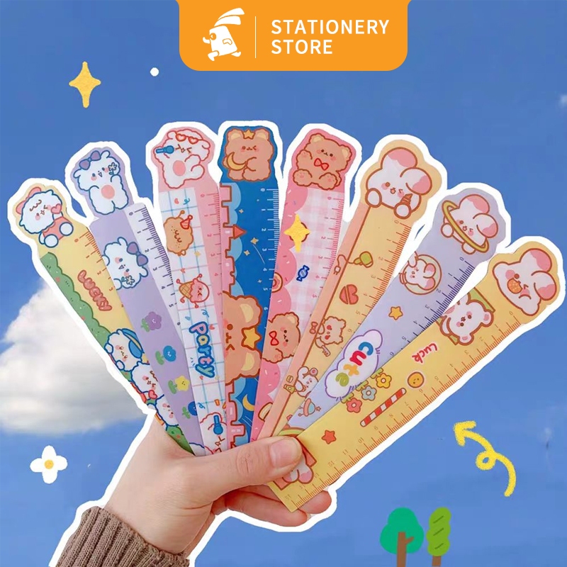 

Pengaris Lentur Flexible Magnet Motif Lucu Pengaris Anak Sekolah-Rabbit Stationery