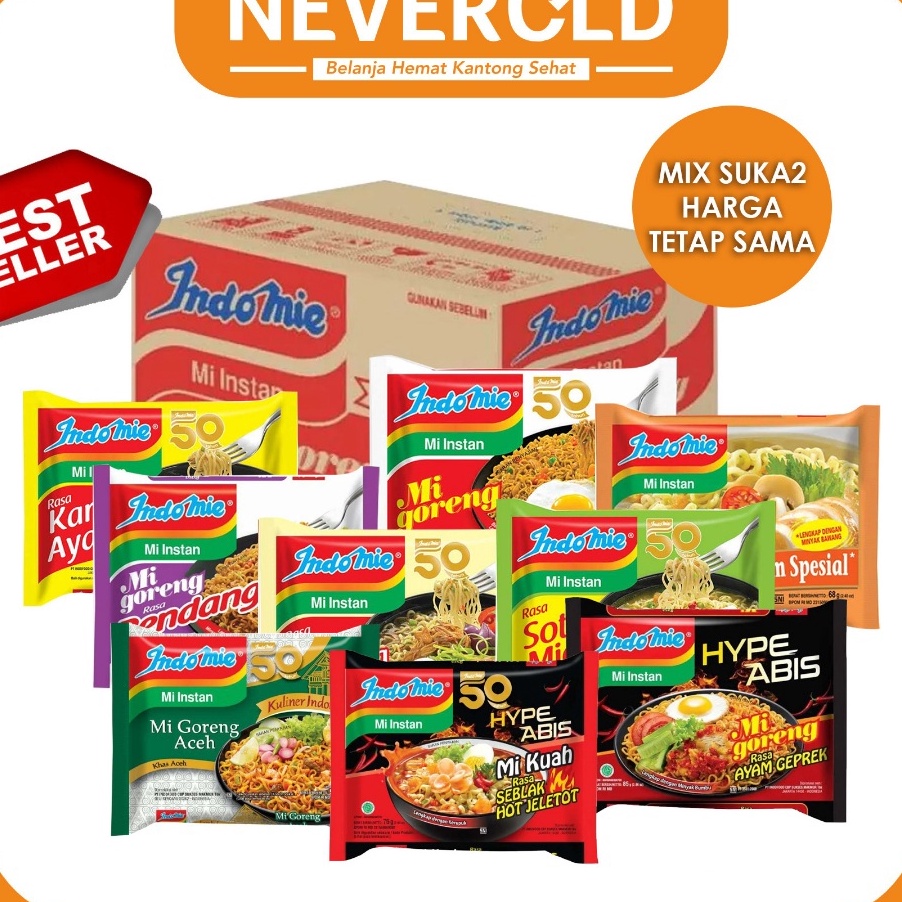 

modelTipe KJA818 Indomie 1 Dus isi 40 (bisa campur)