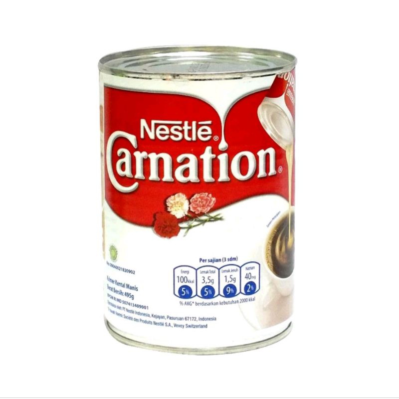 

SUSU CARNATION (BESAR) KRIMER KENTAL MANIS SKM 495gr FRESH PRODUCT