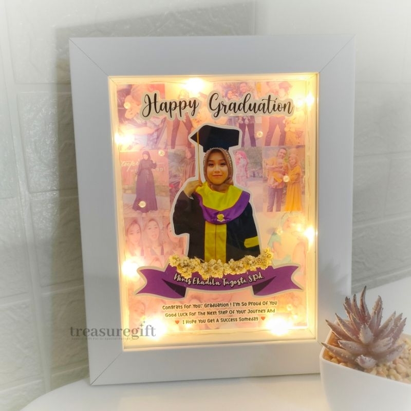 3D POP UP FRAME | FLOWERS IN FRAME | GIFTBOX | KADO PIGURA 3D | Kado Wisuda, Ultah, Dll