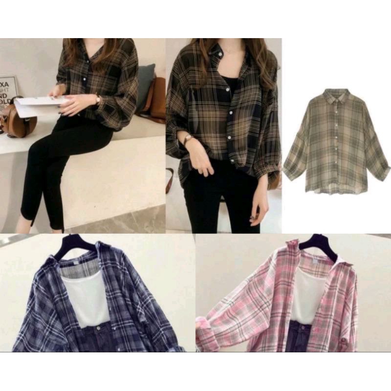 KEMEJA GUILEN OVERSIZE SHIRT WANITA