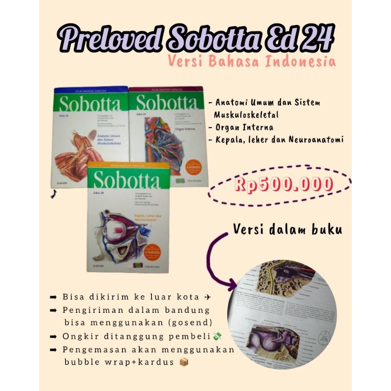 

PRELOVED Sobotta Bahasa Indonesia Ed 24
