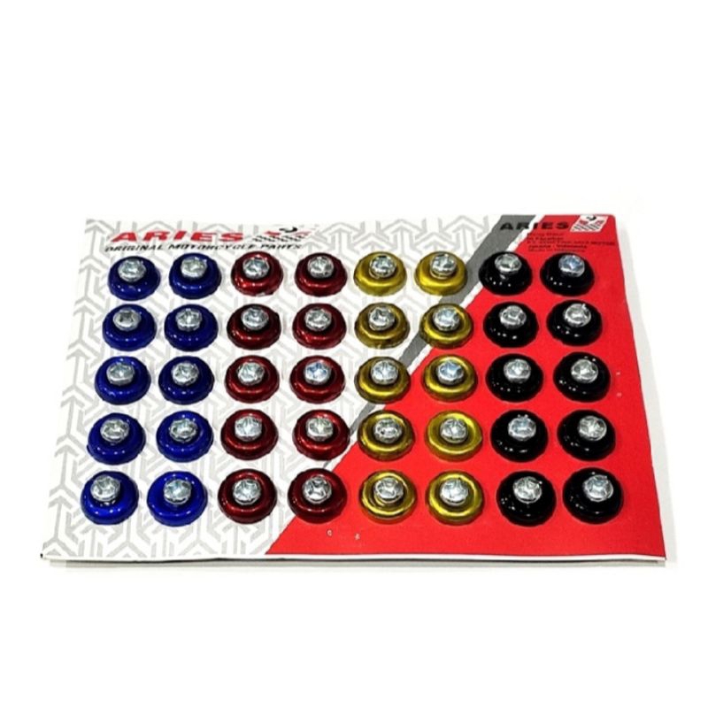 BAUT KEMBANG SENG WARNA-WARNI (ISI 40PCS)