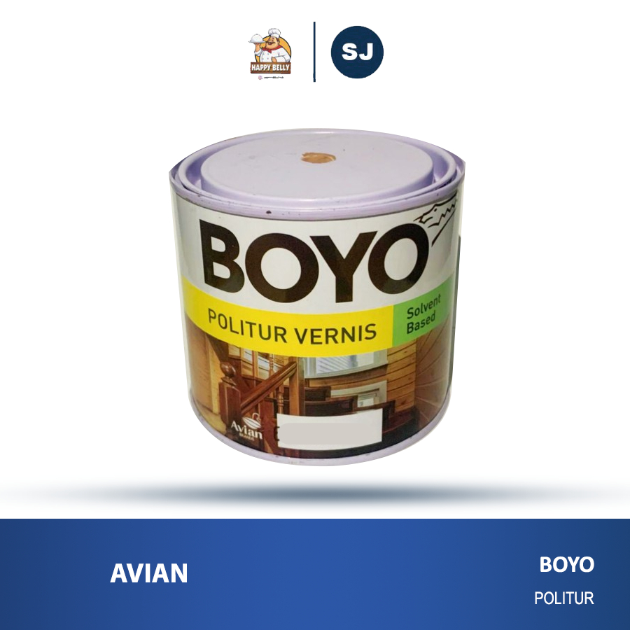 Avian Boyo Cat Politur plitur warna, cat vernis 500 ml warna - boyo 1/
