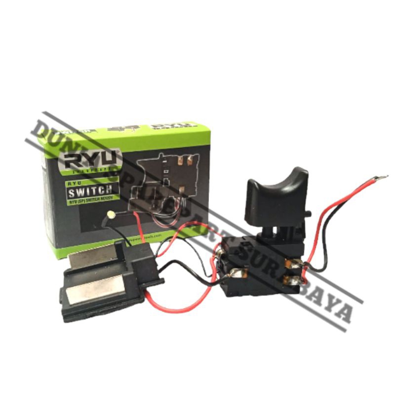 RYU Original Switch Saklar Bor Tombol Triger Mesin Bor Baterai Batrai Cordless RYU / Skakel On off D