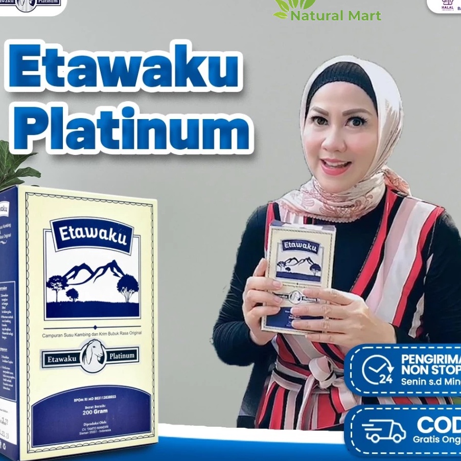 

modelTipe XRH274 Etawaku Platinum - Susu Kambing Etawa & Krimer Nabati Isi 200gr Natural_mart