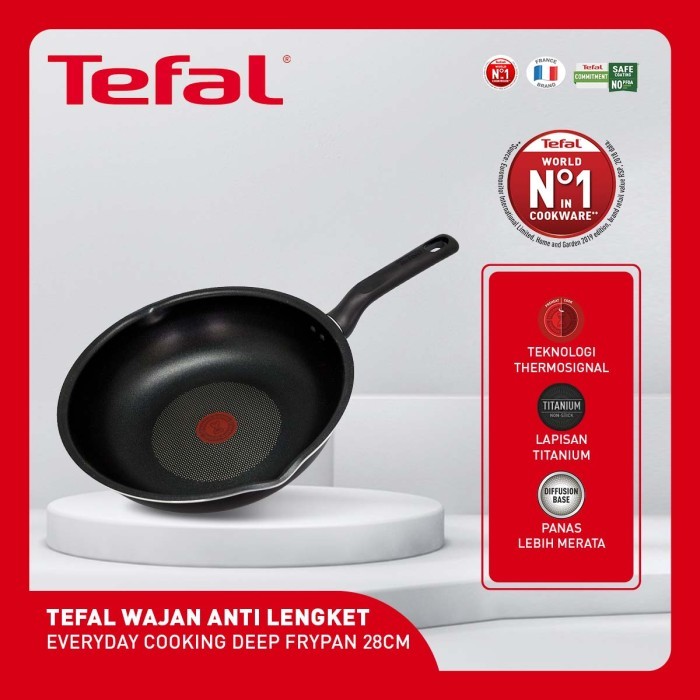 Tefal Everyday Cooking Deep Frypan 28cm