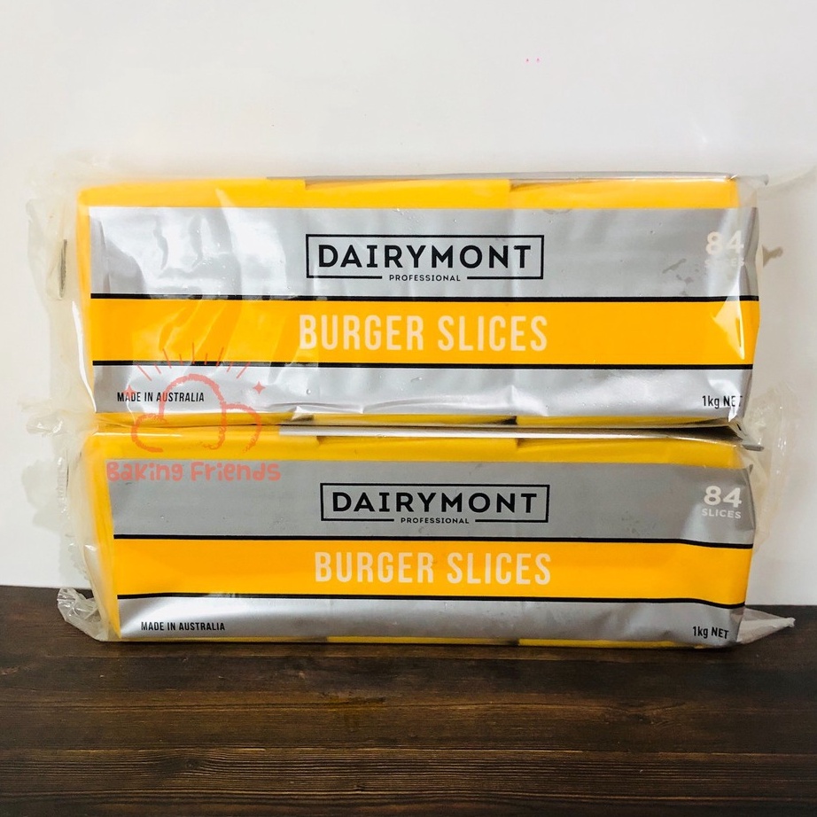 

('・ω・') DAIRYMONT RED CHEDDAR CHEESE / KEJU CHEDDAR SLICE REPACK/BURGER CHEESE ➫