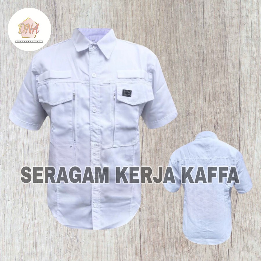 Kemeja pendek W-Tac Premium PUTIH Terbaru Kemeja Outdoor Kemeja Lapangan Kemeja Tactical