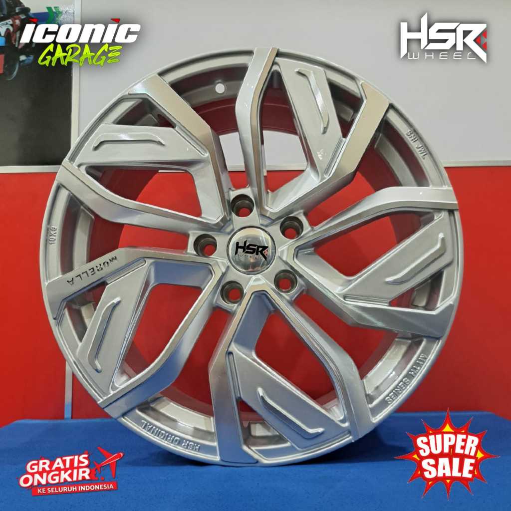 velg hsr ring18 mobil xpander,innova,crv,hrv,brv,rush type HSR MORELLA toko velg dan ban palangkaray