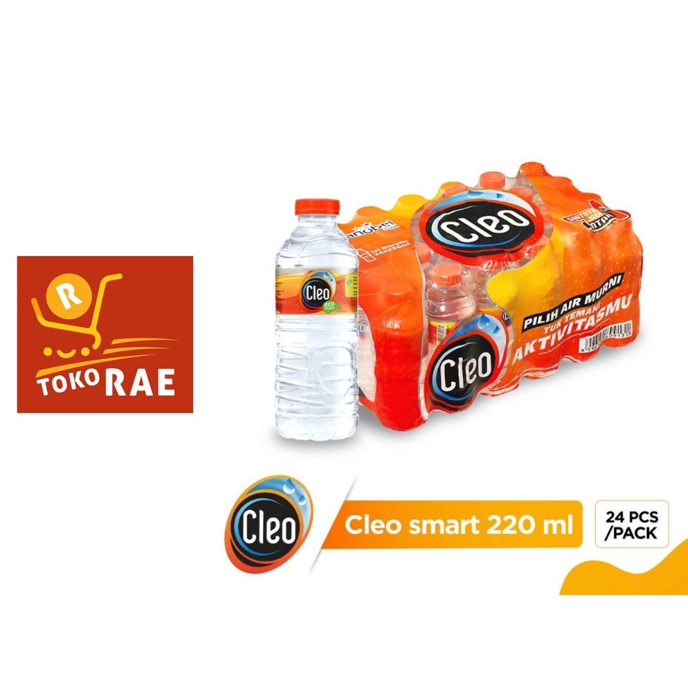 

➫ CLEO botol mini 220ML 1 pak isi 24 botol acp7v