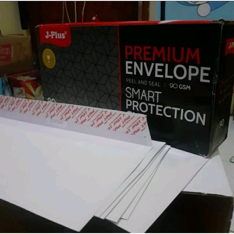 

Amplop Putih Polos + Lem - Panjang Lebar 23x11cm per lembar