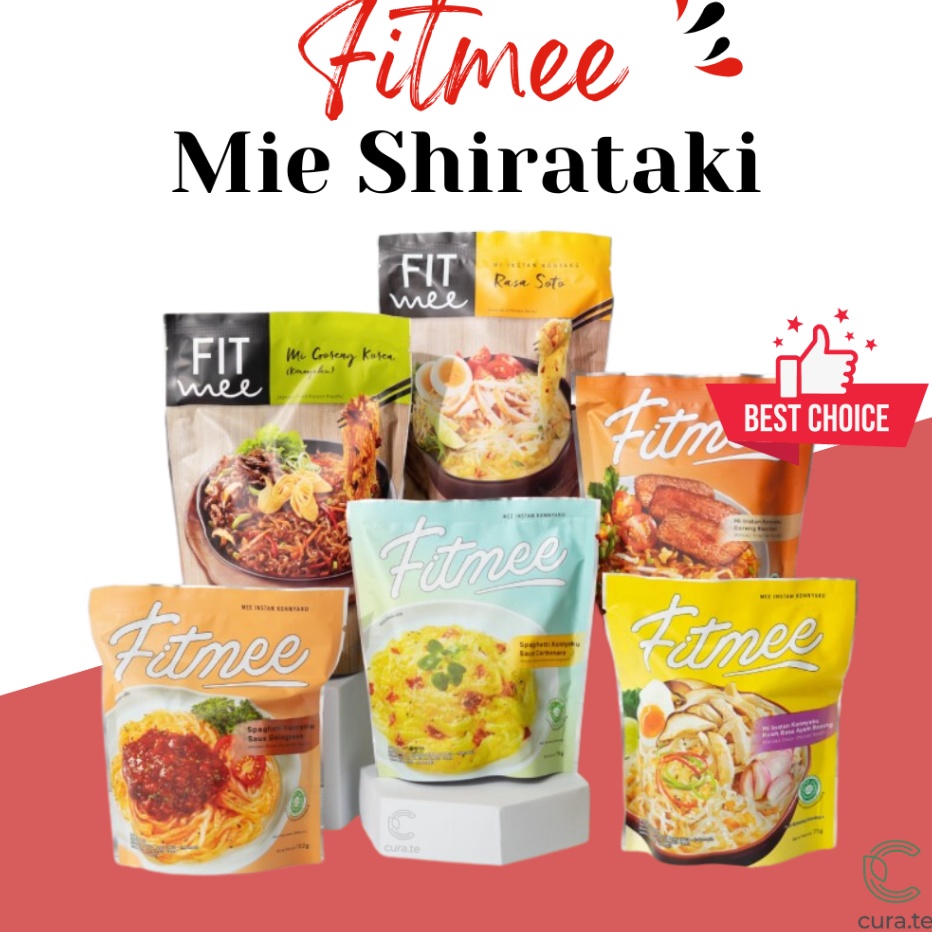 

KODE BNR177 FITMEE MIE SHIRATAKI NOODLE ALL VARIAN HALAL | SHIRATAKI NOODLE MIE DIET SEHAT INSTAN SOTO GORENG KOREA AYAM BAWANG CARBONARA