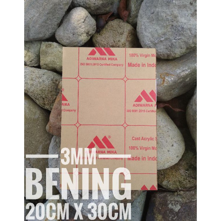 

LF6960 Akrilik Lembaran Bening Tebal 3mm (20cm x 30cm) 7583