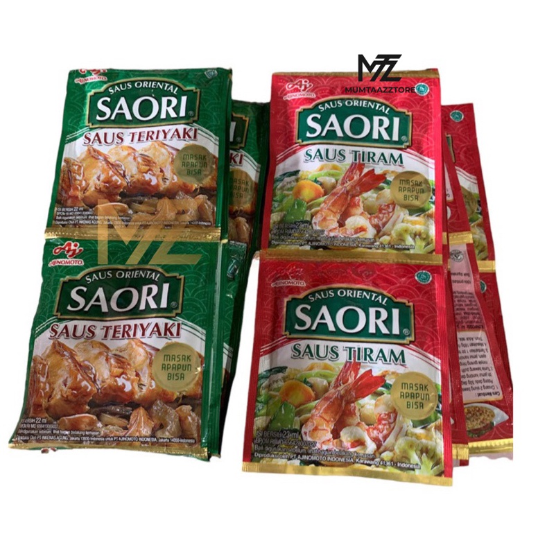 

H66 ☘️MUMTAAZZTORE☘️ AJINOMOTO Saori Tiram Teriyaki 10 Sachet ☍Paling Popular