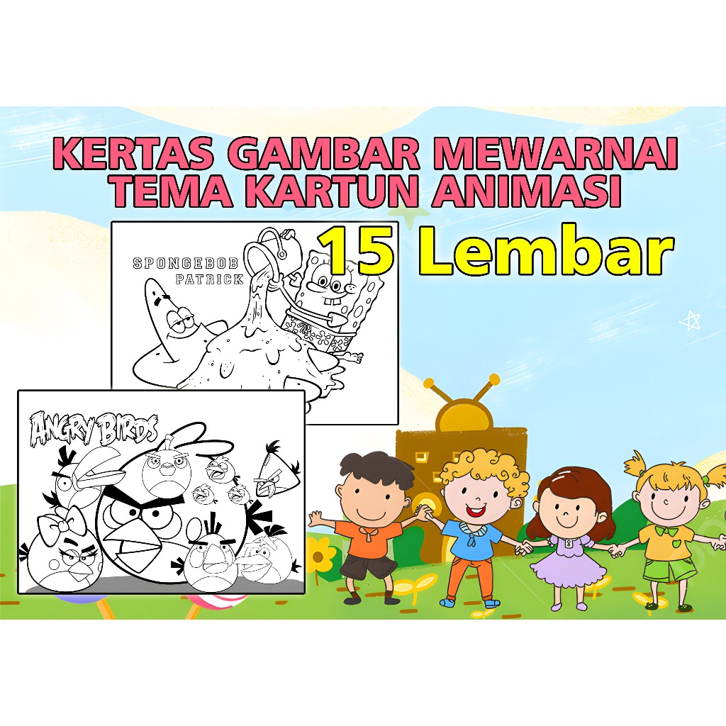 

Kertas Gambar Mewarnai Tema KARTUN ANIMASI