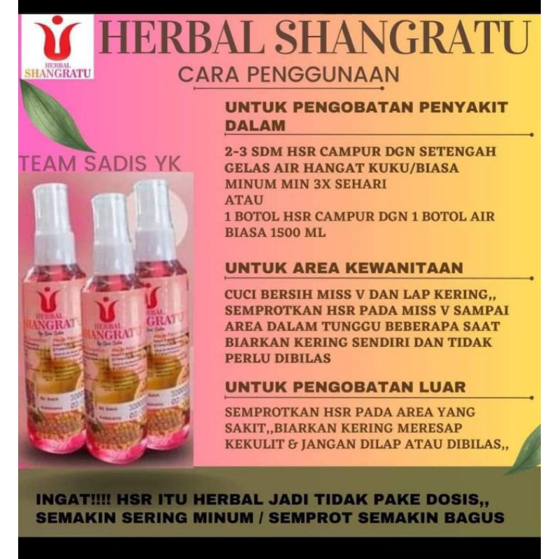 

Herbal Shangratu Original 100% Ori BPOM By Sarisasalon