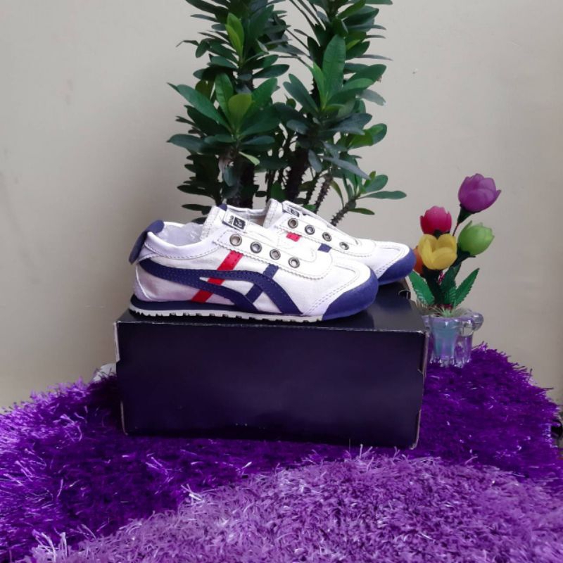 Sepatu Anak Onitsuka Tiger Asics Tiger Slip-on Casual Unisex Grade Original Terbaru Dan Terlaris