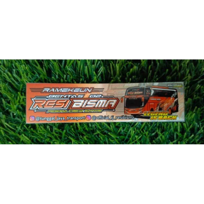 

stiker basuri resi bisma tunggal jaya viral 1pcs