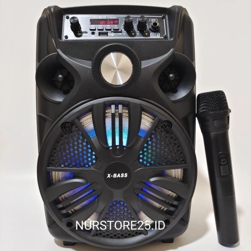 ✅terbaik speaker bluetooth karaoke free mik FLECO f955c /speker blutoth karoke mp3 /speaker 8inchi 8