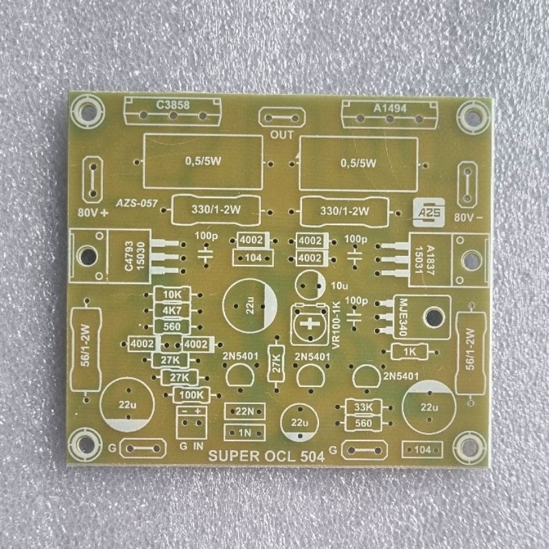 PCB Power Amplifier SOCL 504 Fiber