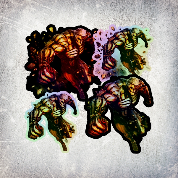 

STICKER HOLOGRAM ANIME ARMORED TITAN ATTACK ON TITAN (SHINGEKI NO KYOJIN)