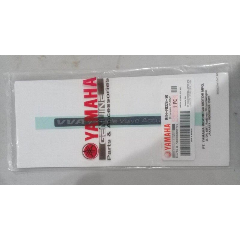 GRAFIK VVA EMBLEM VVA STIKER VVA ORIGINAL YAMAHA NMAX, AEROX155/ EMBLEM (UR MBL2) B6H-F8328-30