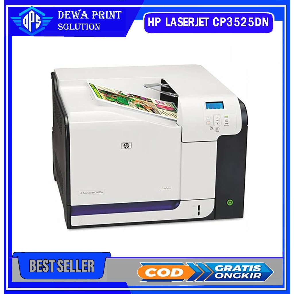 Printer HP Color LaserJet CP3525dn cp 3525 dn kualitas mantap