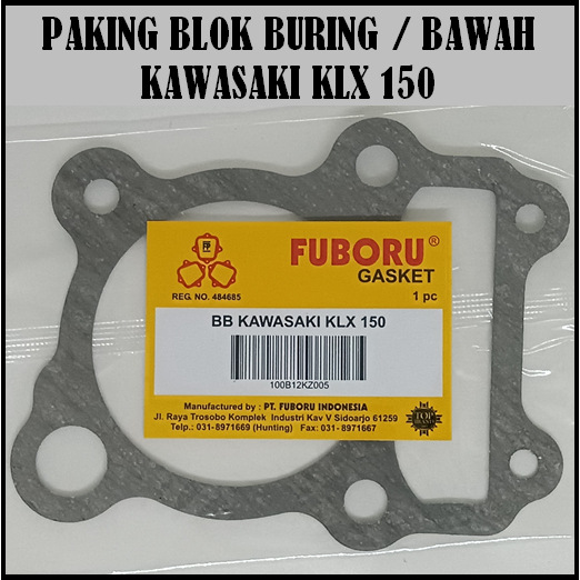 GASKET BB PAKING PERPAK BLOK BURING KAWASAKI KLX