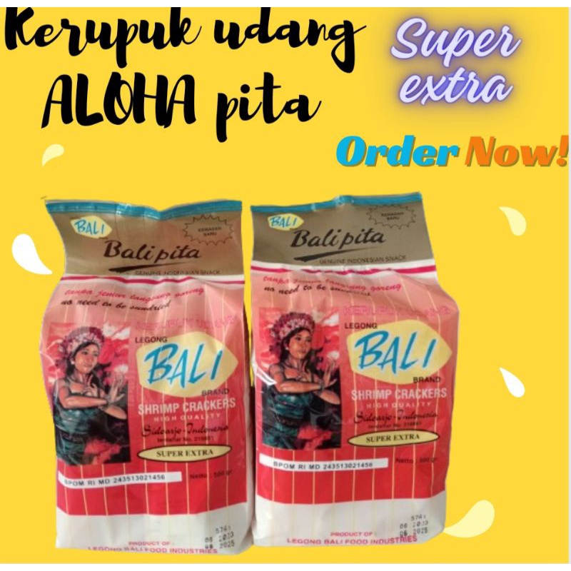 

Legong Bali Aloha Pita Kerupuk Udang Mentah Super Extra Sidoarjo 500gr