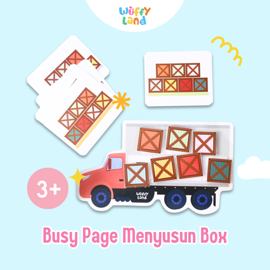 Busy Page Menyusun Box Kontainer