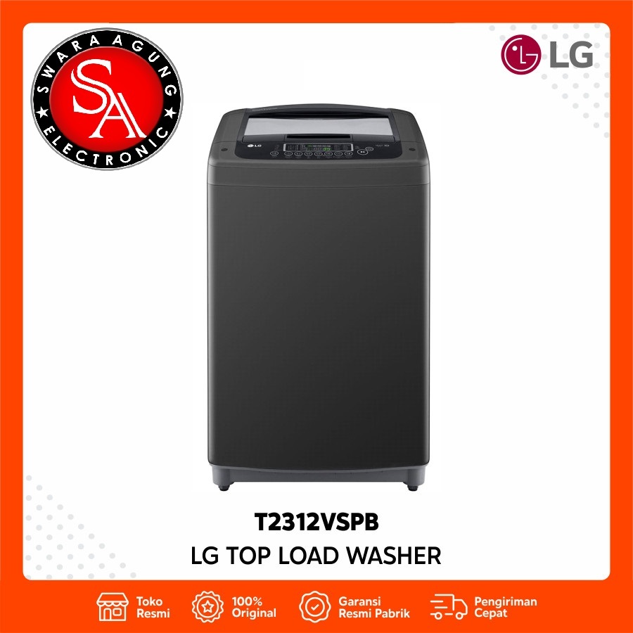 Mesin Cuci 1 Tabung 12Kg LG Type: T2312VSPB (Khusus Daerah Medan)