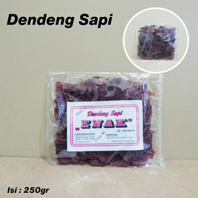 

Dendeng Sapi Kualitas Premium 250gr