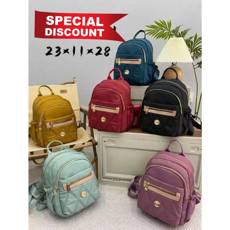 ORIGINAL Tas Ransel ERNES ANGELINE Import Korea Best Seller Terbaru