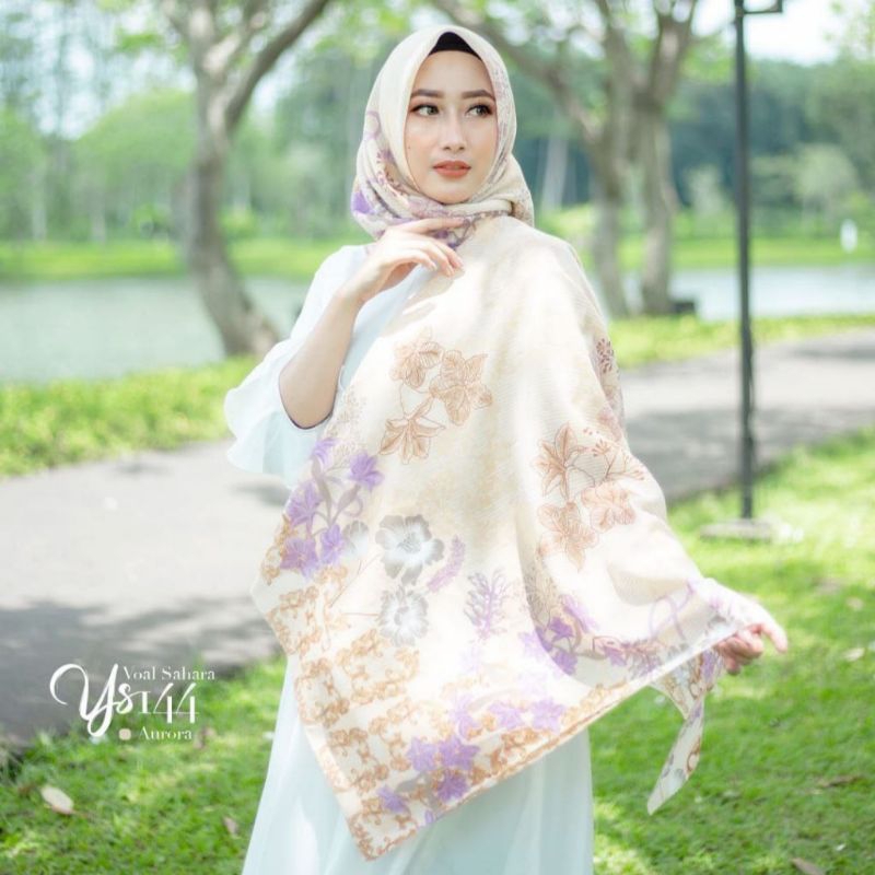 YS 144 / Yessana 144 by Yessana Hijab [ NEW - YS Scarf Series ] Hijab Segi Empat Yasmin Hijab