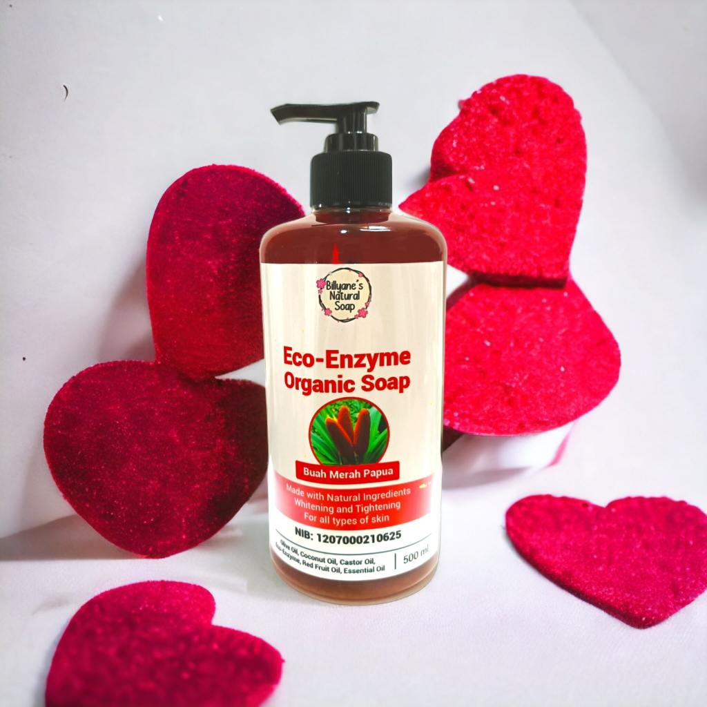 Sabun Cair Organic Eco Enzyme Buah Merah Papua 500ml
