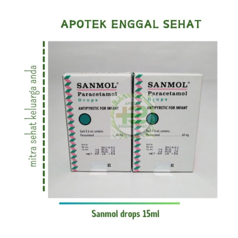 Sanmol drops sirup penurun panas, demam anak dan bayi