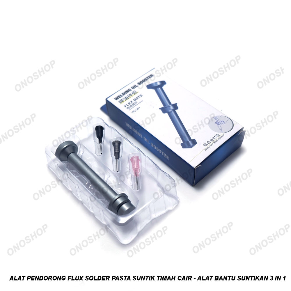 Alat Pendorong Flux Solder Pasta Suntik Timah Cair - Alat Bantu Suntik