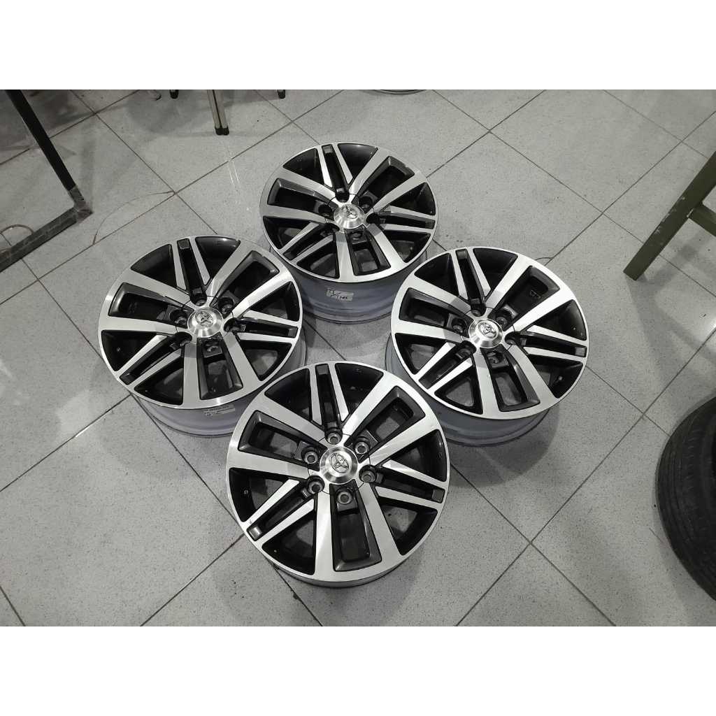 Velg Seken Ori Mobil Fortuner Vrz Ring 18 Lebar 7,5 Pcd 6x139,7