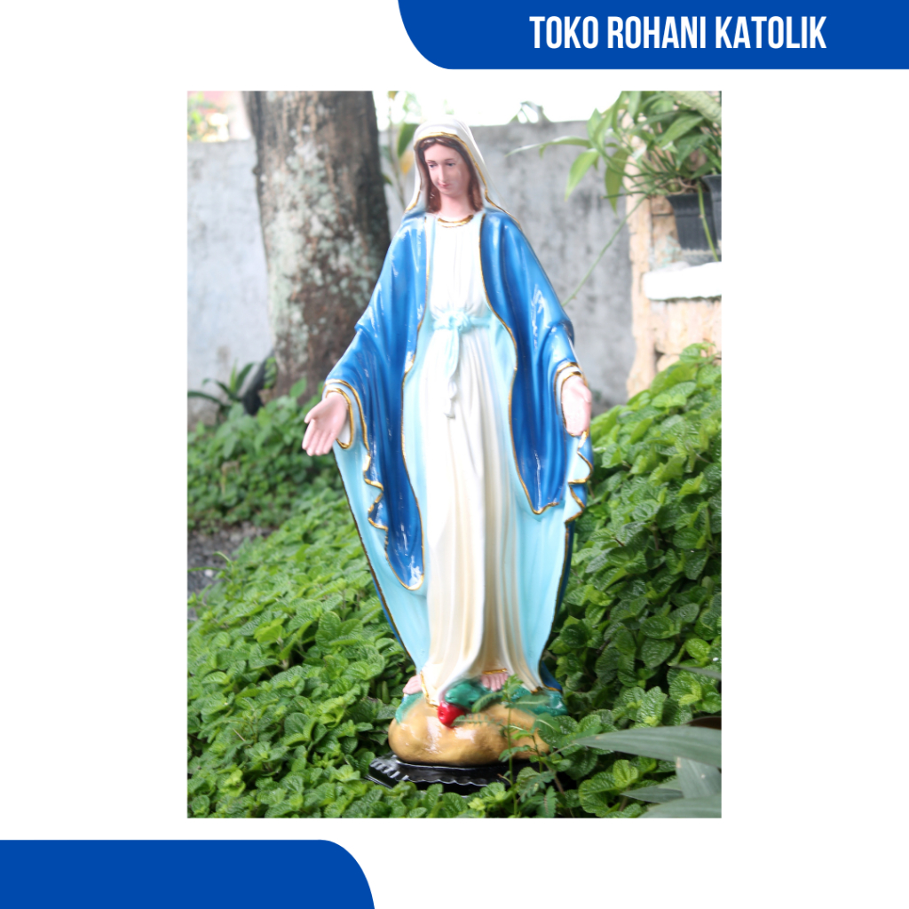 PATUNG BUNDA MARIA 60 CM / PATUNG MARIA TANGAN TERBUKA UKURAN BESAR