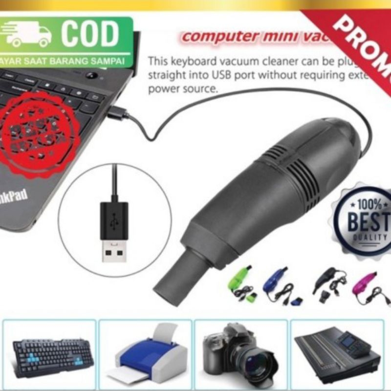Alat Pembersih Debu Keyboard/Kamera/ Alat Sedot Debu Laptop Vakum Mini