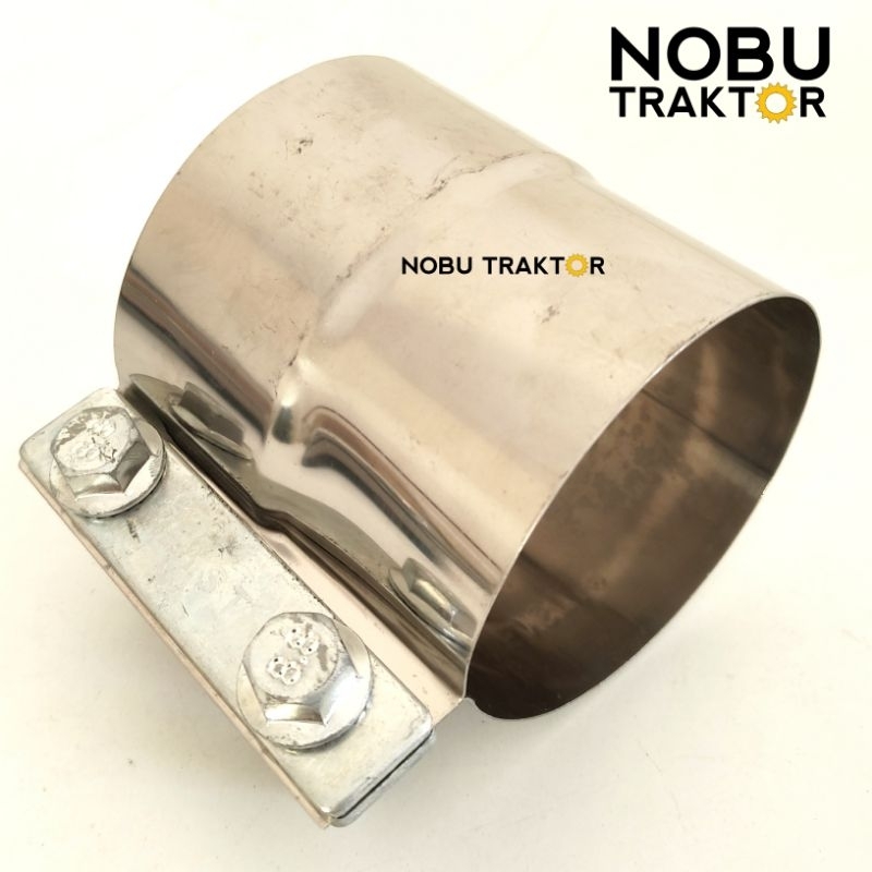 KLEM PIPA KNALPOT CLAMP MUFFLER 80MM - 85MM HITACHI ZAXIS ZX125W ZX210 ZX210H-3G ZX200 ZX200-3G ZX33